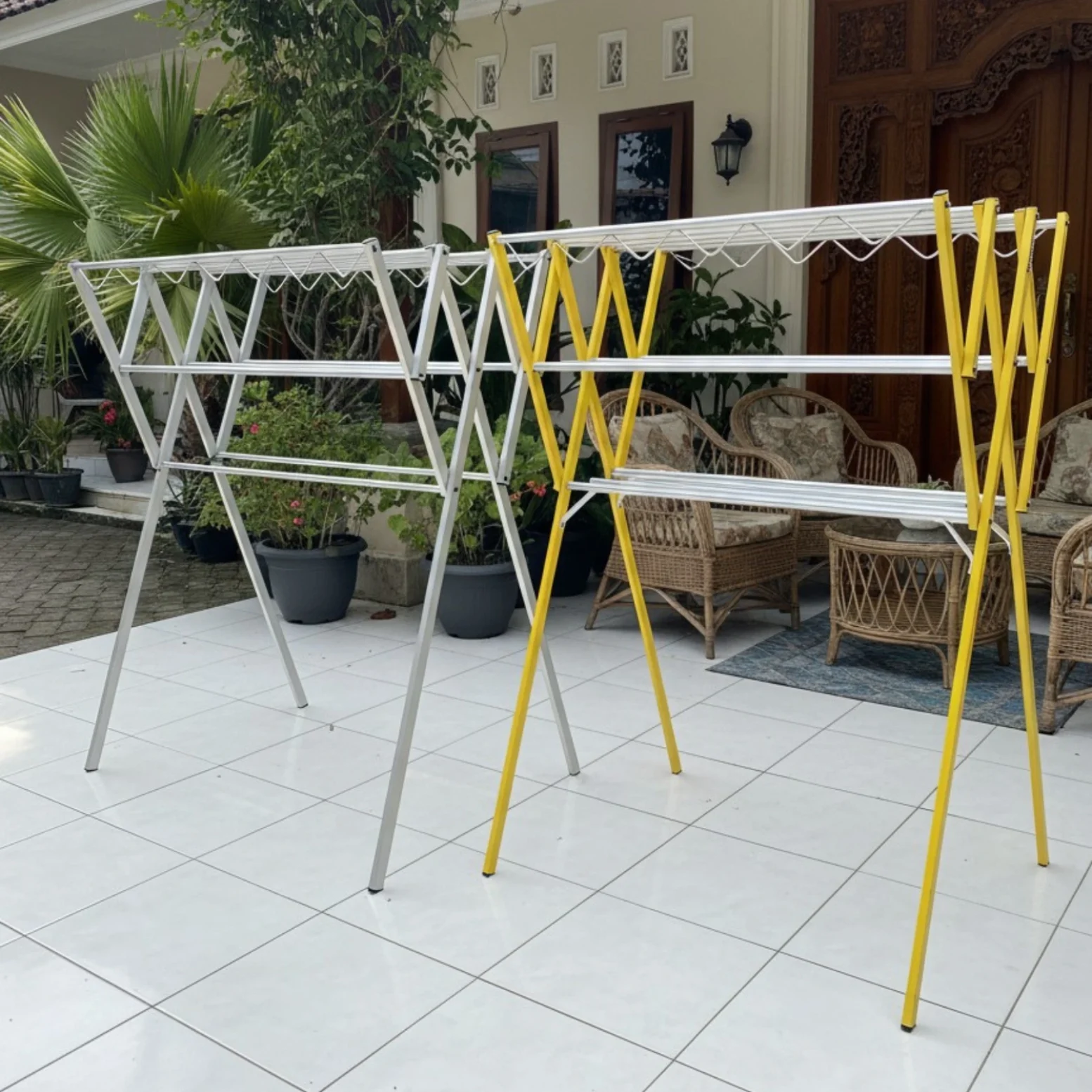 Jemuran Aluminium Tembalang buatan sendiri di Sendangmulyo